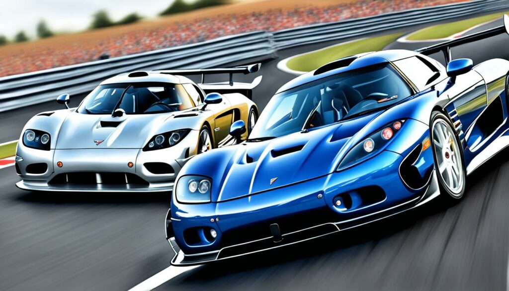 Koenigsegg CCX und Saleen S7 Twin Turbo