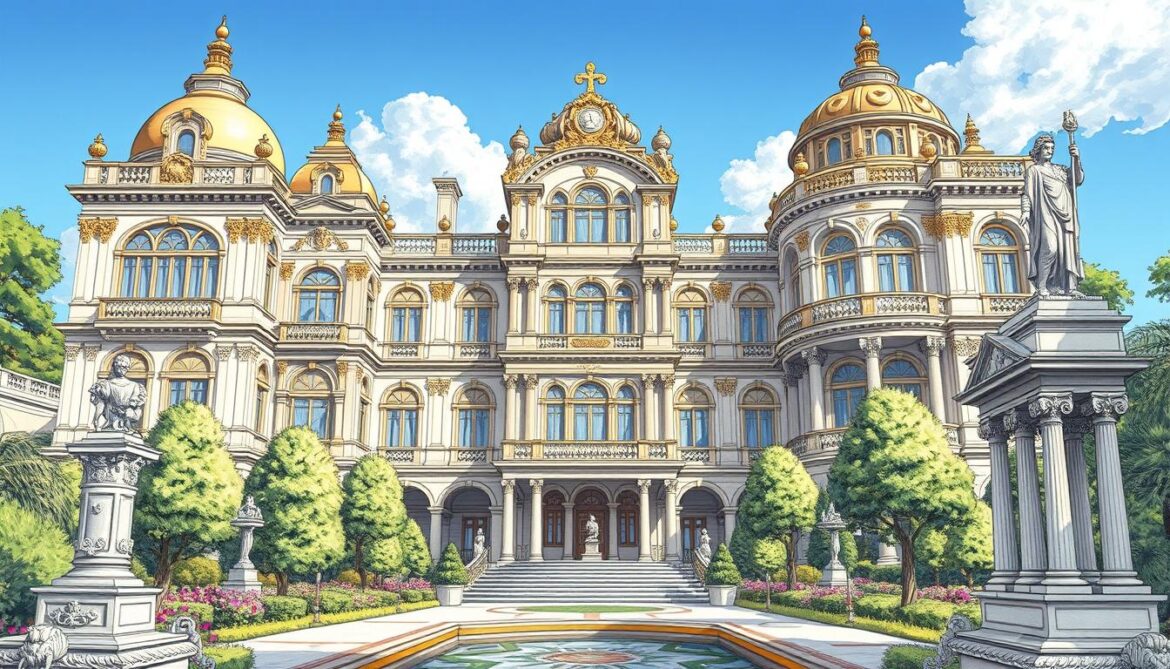 Elegantes Grotes Haus Der Welt Bild